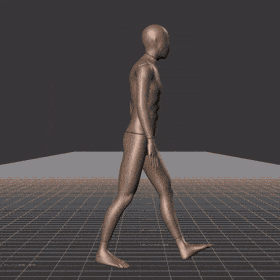 Speeding up and down between walking, jogging, and running - preview gif