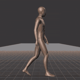 Speeding up and down between walking, jogging, and running - preview gif