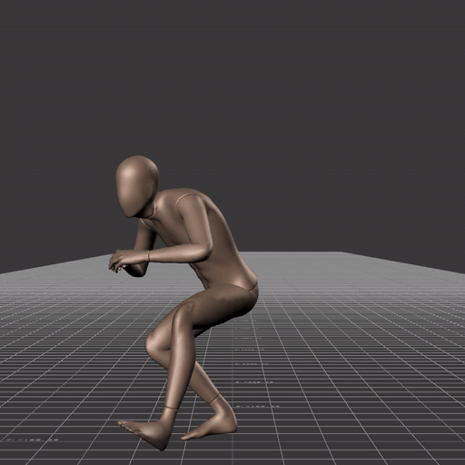 Crouch-walking with turns – preview gif