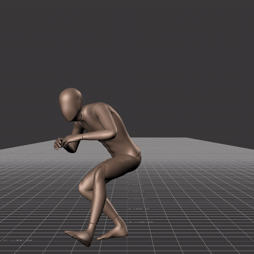 Crouch-walking with turns – preview gif