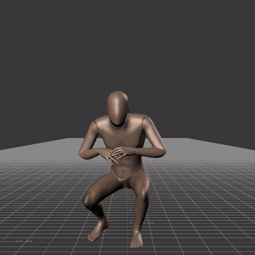Crouch-walking while facing forward in all angles and directions – preview gif