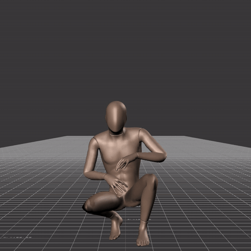 Crouch-walking with interruptions – preview gif
