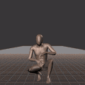 Crouched idle to turn into all directions left and right in 45 degree increments and then crouch-walk into those... - preview gif