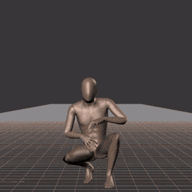 Crouched idle to turn into all directions left and right in 45 degree increments and then crouch-walk into those... - preview gif