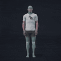 A short game-ready idle animation clip showing a casual idle with regular breathing motion. This animation is cut,... - preview gif