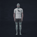A short game-ready idle animation clip showing an exaggerated heavier breathing idle. This animation is cut,... - preview gif