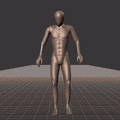 Standing with various dodging motions in all directions. Take covers the following directions: 0, 45L - preview gif