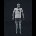 Standing with various idle poses, breaks, fidgets, and stances - preview gif
