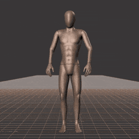 Standing with various idle poses, breaks, fidgets, and stances. Contains turns and looking into different directions.... - preview gif