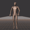 Standing and jumping in all directions while facing forward. Take covers the following directions: 0, 45R, 90R, 135R,... - preview gif