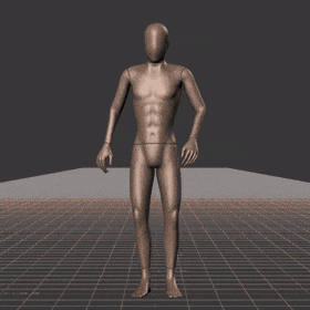 Standing and jumping in all directions while facing forward. Take covers the following directions: 0, 45R, 90R, 135R,... - preview gif