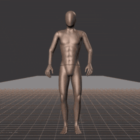 Standing and jumping in all directions while facing forward. Take covers the following directions: 0, 45R, 90R, 135R,... - preview gif