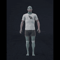 Standing and jumping in place. Small, medium and large jumps. Exaggerated acting version - preview gif