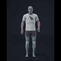 Standing with small steps in all directions while facing forward (strafing). This take covers the following... - preview gif