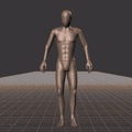 Standing with small steps in all directions with turning into direction of travel. This take covers the following... - preview gif