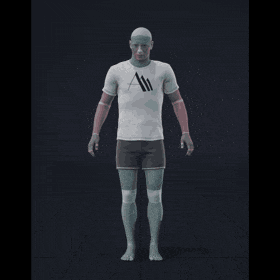 Standing with small steps in all directions with turning into direction of travel. This take covers the following... - preview gif