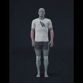 Standing with small steps in all directions with turning into direction of travel. This take covers the following... - preview gif