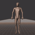 Standing with small steps in all directions with turning into direction of travel. This take covers the following... - preview gif