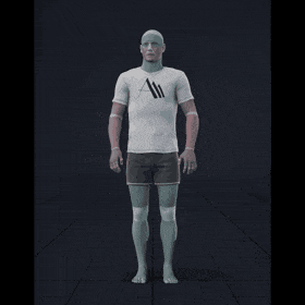 Standing to jogging in all directions while facing forward without turning. Take covers the following strafing... - preview gif