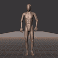 Standing to jogging in all directions while facing forward without turning. Take covers the following strafing... - preview gif