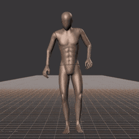 Standing to jogging in all directions with turning into new direction. Take covers the following directions: 0, 45R,... - preview gif