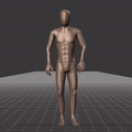 Transitioning from standing to jogging in all directions, with interruptions and turns – preview gif