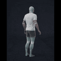 Standing to running in all directions with turning into new direction. Take covers the following directions: 45R, 90R,... - preview gif