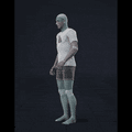 Standing to running in all directions with turning into new direction. Take covers the following directions: 0, 45R,... - preview gif