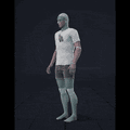 Standing to running in all directions while facing forward (strafing). Take covers the following directions: 45R, 90R,... - preview gif