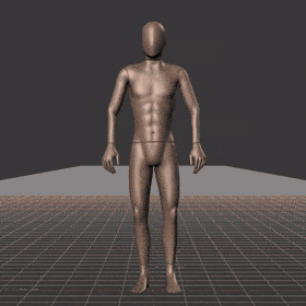 Standing to walking in all directions while facing forward (strafing). Take covers the following directions: 45R, 90R,... - preview gif