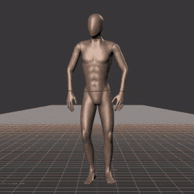 Standing idle to walking in all directions with turning and interrupted stop. Take covers the following directions: 0,... - preview gif