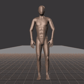 Standing idle to walking in all directions with turning and interrupted stop. Take covers the following directions: 0,... - preview gif