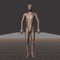 Standing to running in all directions with turning into direction of travel. Take covers the following directions: 0,... - preview gif