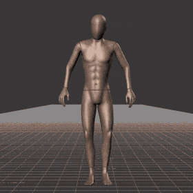 Standing to running in all directions with turning into direction of travel. Take covers the following directions: 0,... - preview gif