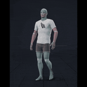 Strolling in a snake-like pattern. Essentially covers 180 degree turns left and right while moving forward - preview gif