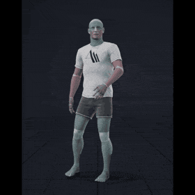 Strolling while facing forward forward with 90 degree direction changes left and right. Strafing in a square pattern.... - preview gif