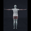 The female actor begins the scene in a standing position, facing two other actors, as they engage in dialogue. She... - preview gif