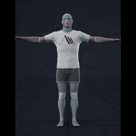 It begins with the male actor standing in one place in the room for a long time, listening and waiting. There is a... - preview gif
