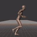 Various speed changes and blending in and out of jogging, walking, crouching, running and sprinting - preview gif