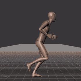 Various speed changes and blending in and out of jogging, walking, crouching, running and sprinting - preview gif