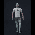 Transition from a walk to a crouched walk - preview gif