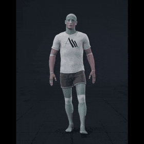 Walking in a circle with tighter turns over time. Take covers left and right handed turns - preview gif