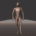 Walking in a circle with tighter turns over time. Take covers left and right handed turns - preview gif