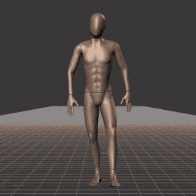 Walking in a circle with tighter turns over time. Take covers left and right handed turns - preview gif