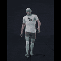 Walking in a straight line for walk cycle generation, with random patterns. Also contains various random sudden... - preview gif