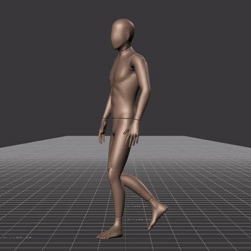 Walking in a snake-like pattern – preview gif