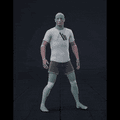 Walking while facing forward forward with 90 degree direction changes left and right. Strafing in a square pattern.... - preview gif