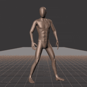 Walking while facing forward forward with 90 degree direction changes left and right. Strafing in a square pattern.... - preview gif