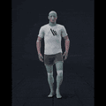 Walking while facing forward forward with 90 degree direction changes left and right. Strafing in a square pattern.... - preview gif
