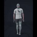 This animation clip shows a man walking forward at a normal pace. His arms are barely moving at his sides. He then... - preview gif